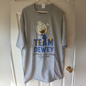 Disney Ducktales Dewey Tshirt XL Tall NWT Adventure Isn't About Planning